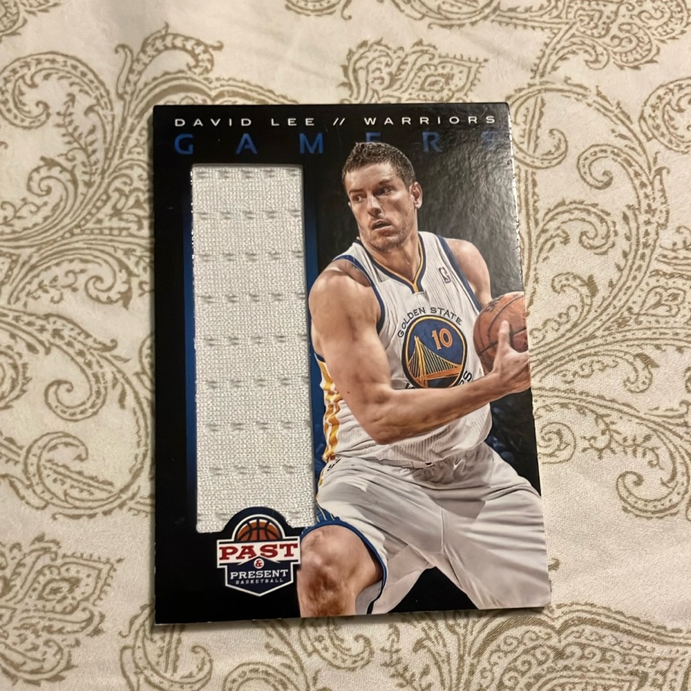 David Lee Jersey Patch Card